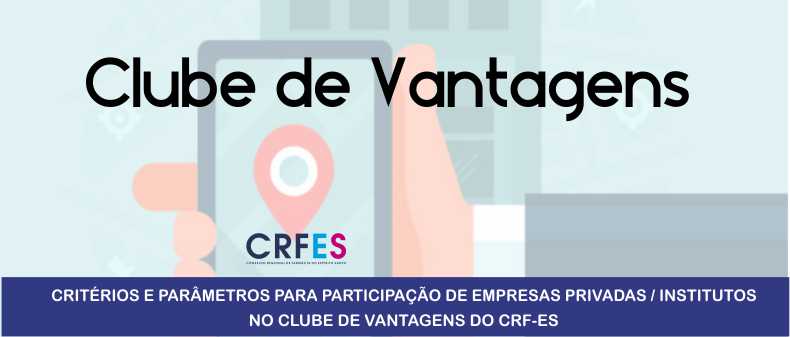 Banner CLUBE DE VANTAGENS CRFES
